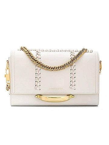 Alexander McQueen Women's Story Whipstitch Leather Shoulder Bag (view 1)