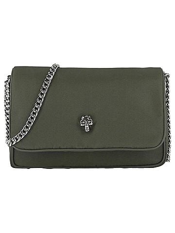 Alexander McQueen Women's Graffiti Skull Shoulder Bag (view 1)