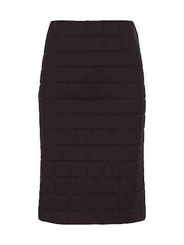 Bottega Veneta Women's Quilted Pencil Skirt (view 1)
