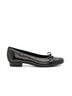 Ara Black Women's Bow Ballet Flat Size 9 1/2 - photo 1