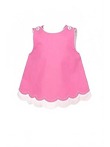 The Proper Peony Girl's Hazel Corduroy Jumper Dress (view 1)