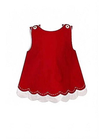 The Proper Peony Girl's Hazel Corduroy Jumper Dress (view 1)