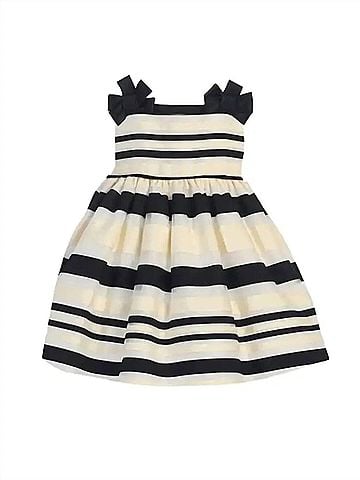 Sweet Kids Girl's Baby Striped Organza Dress (view 1)