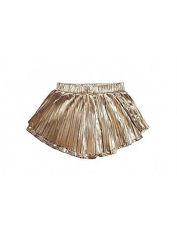 Mia Girl's Metallic Python Skirt (view 2)