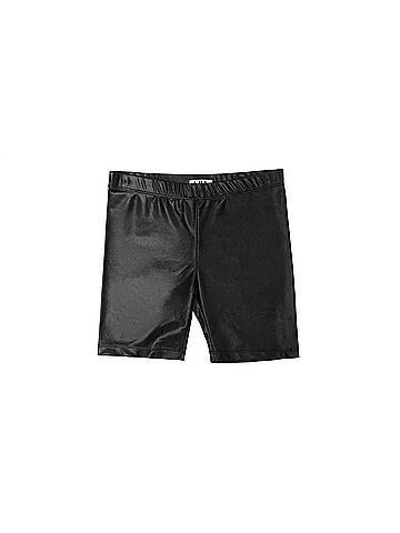 Mia Leatherette Bike Shorts (view 1)
