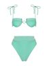 Capittana Green Kenya High Waist Bikini Bottom Size XS - photo 1