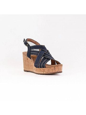 Clarks Women's Sabina Sling Cork-Wrapped Wedge (view 2)