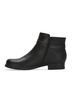 Andrea Black Women's Low Heel Booties Size 6 - photo 2