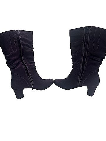 Easy Street faux velvet like boota Ankle Boots (view 2)