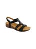 SAS Black Women's Clover T-Strap Sandals Size 11 - photo 1