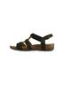 SAS Black Women's Clover T-Strap Sandals Size 11 - photo 2