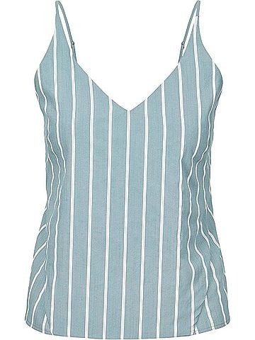 Bishop + Young Striped Cami in Mist Blue (view 1)