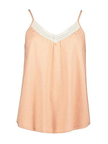 Bishop + Young Good Vibrations Crochet Cami in Lotus (view 1)