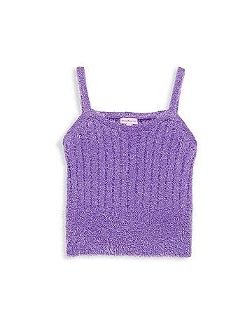 Design History Women's Lucky Eyelash Tank Top in Lilac (view 1)