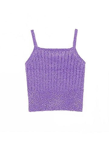 Design History Women's Lucky Eyelash Tank Top in Lilac (view 2)