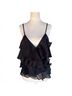 RUMORED Solid Black Tango Tank Top in Black Size L - photo 1
