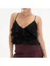 RUMORED Solid Black Tango Tank Top in Black Size M - photo 4