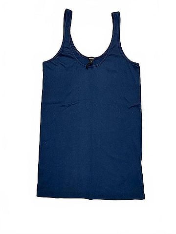 Monrow Women's Classic Layer Tank in Navy (view 1)