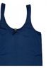 Monrow Blue Women's Classic Layer Tank in Navy Size L - photo 2