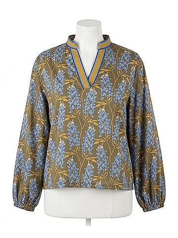 Emily McCarthy Lolli Top in Bluebonnet (view 1)