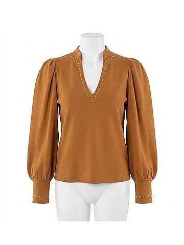Emily McCarthy Hampton Top in Brown Sugar (view 1)