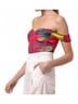 Line & Dot Pink Miley Bustier Top in Pink Multi Size L - photo 4