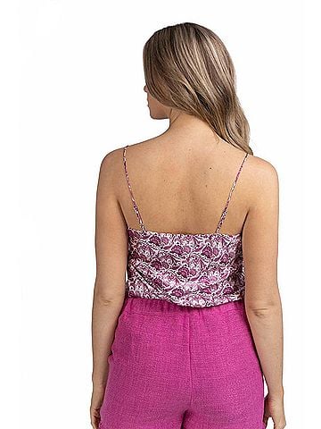 Cami NYC Raine Printed Camisole in Pansy Paisley (view 2)