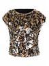 Emily McCarthy Brown Hatti Sequin Tank in Tortoise Shell Size S - photo 5
