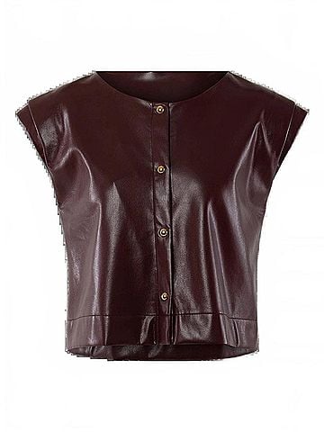 Emily McCarthy Hatti Tank in Bitter Chocolate (view 2)