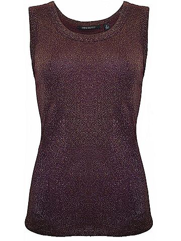 Insight Women's Solid Tank in Aged Wine (view 2)