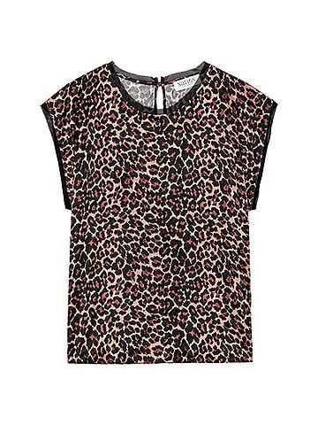 NATION LTD Helen Sleeveless Top in Winter Leopard (view 1)