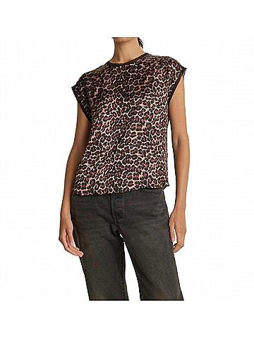 NATION LTD Helen Sleeveless Top in Winter Leopard (view 2)