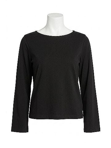 NATION LTD Tavin Tie Back Top in Jet Black (view 1)