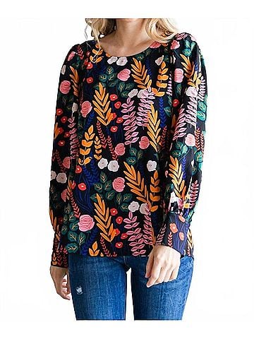 Jodifl Just Add Water Floral Top in Multi-Color (view 2)