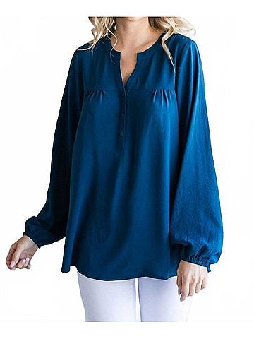 Jodifl Crystal Blouse in Teal (view 2)