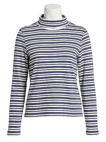 NATION LTD Delphine Tossed Stripe Sweatshirt in Tossed Stripe (view 1)