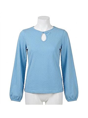 NATION LTD Carolina Keyhole Top in Allure (view 1)