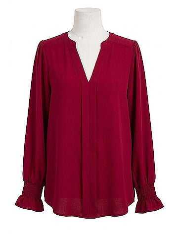 Jodifl Retail Therapy Top in Burgundy (view 1)