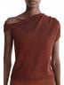 A.L.C. Solid Brown Mona Top in Rust Size M - photo 2
