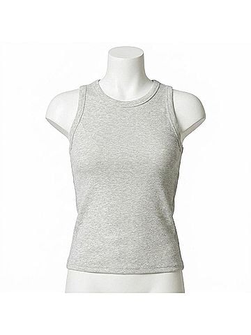 Lilla P Women's Jewel Tank Top in Heather Grey (view 1)