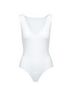 Commando Solid White Women's Neoprene Deep V Bodysuit in White Size XS - photo 1