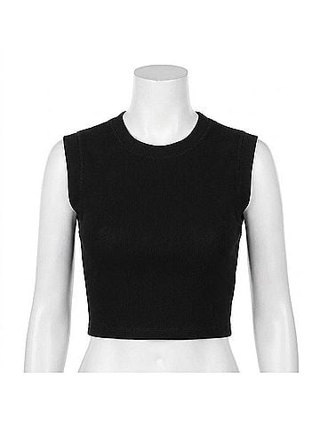 NATION LTD Women's Patti Tank Top in Jet Black (view 1)