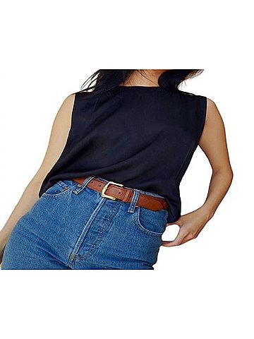 NATION LTD Women's Natalia Tank Top in Black (view 2)