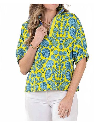 Emily McCarthy The Poppy Top in Joy Bouquet (view 2)