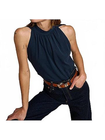 NATION LTD Randi Halter Tank in Night Sky (view 2)