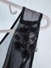 ECI 100% Silk Floral Black Cocktail Dress Size 12 - photo 5