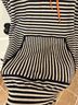 Tory Burch Stripes White Blue Sweatshirt Size L - photo 11