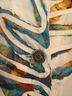 Chico's 100% Cotton 100% Polyester Multi Color Jacket Size 2 - photo 4