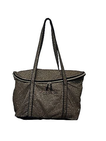 Victoria's Secret Victoria's Secret Gold Metallic Glitter Carry-All Tote (view 1)