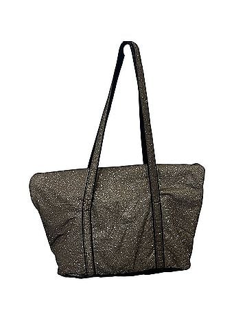 Victoria's Secret Victoria's Secret Gold Metallic Glitter Carry-All Tote (view 2)